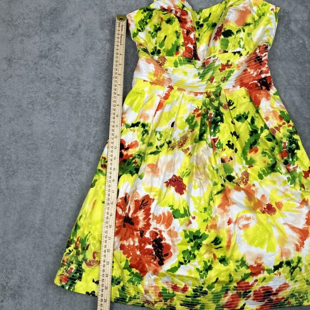 Xoxo‎ Women's Size 5/6 Summer Floral Tulle Spaghetti Straps Dress Multicolor